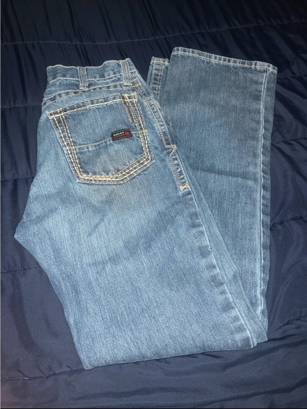 FR Ariat Men’s Medium Blue Straight Jeans